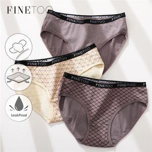 FINETOO MENSTRUAL PANTIE LOW-RISE PRITING LEAK FYSIOLOGISK UNDERWARE DAMIES PERIOD SOFIKA BREAKS Underbyxor Kvinna Panty 220311