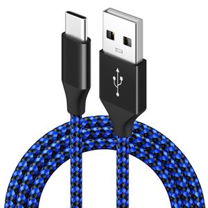 High Speed Aluminum alloy braided data charging cable for Android Mcrio v8/Type-C mobile phone 1M 3FT Cord New