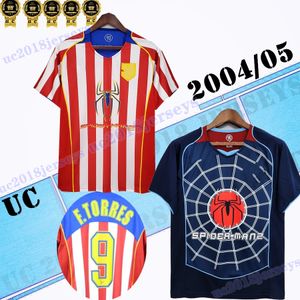 UC Thai 2004 2005 Auswärtstrikot Mad Home Retro-Fußballtrikot F.TORRES Torres Gronkjaer Sergi Luccin Ibagaza 04 05 klassisches Fußballtrikot