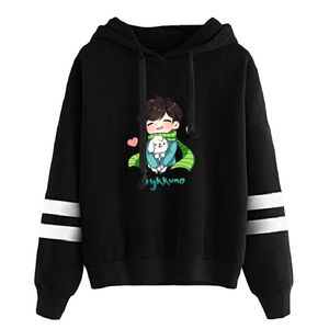 Mäns Hoodies Sweatshirts Sykkuno High Street Hip-hop Autume Hoody Cartoon Print Casual Harajuku Cool Style Streetwear Unisex Tops