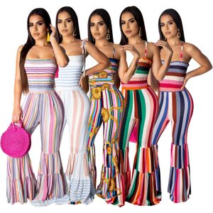 Women's Jumpsuits Sexy Gallus Casual Rompers Leisure Bell-bottomed Pants Expert Design Quality Latest Style Original Status