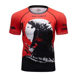 Cody Lundin Masculino Correndo t - shirts Compressão seca rápida esporte fitness ginásio camisetas homens jersey sportswear 210706