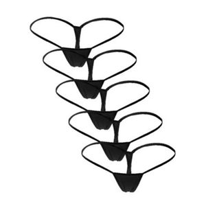 Kobiety majtki 5pcs Womens Seksowna bielizna Micro Mini Thong Low talia