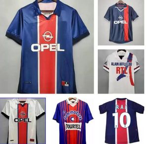 02 03 91 93 94 95 96 PSGS Retro Futebol Futbol Jersey Okocha Leroy Beckham 98 99 00 01 90 92 06 07 12 13 Klasik Rai Anelka Ibrahimovic Rona