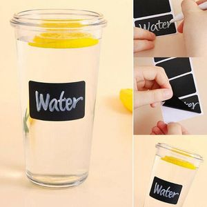 Gift Wrap Dophee 120 Label /Roll Sticker Waterproof Black Sealed Jar Storage Product Kitchen Blackboard Labels Stickers