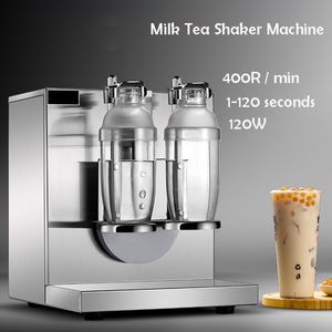 Electric Milk Tea Shaker Machine Автоматический блендер Двойные чашки Шикер Машина Молоко встряхивая машина