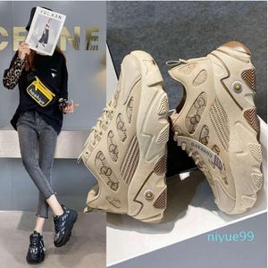 2021 Spring Women's Thick Soled Female Students Street Casual Trend Classic All-match Shoes Sneakers Women Men