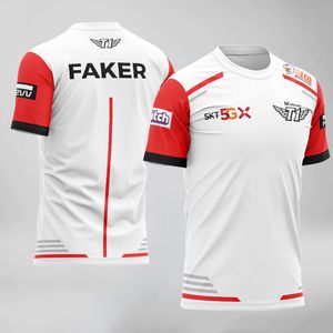 Lpl Ig Rng Tes We Fpx Miss Skt Team T-Shirt Lol E-Sports T1 Spieleruniform Summer Conquest Kurzarm