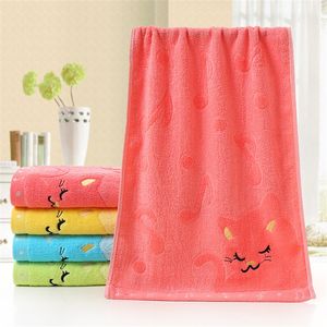 Soft Cotton Bath Towel Cartoon Cat Blanket Baby Newborn Infant Kids Breathable Comfortable Towels Cute Swimwear Shower Cloth 117 X2