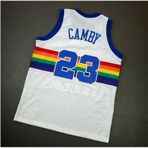 001Maglia da basket vintage Marcus Camby College da uomo e donna personalizzata taglia S-6XL o personalizzata con qualsiasi nome o numero di maglia