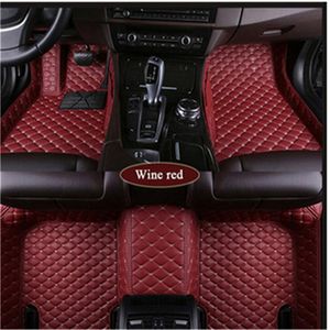 The Romeo Alfa stelvio giulia car floor mat waterproof pad leather material is odorless and non-toxici