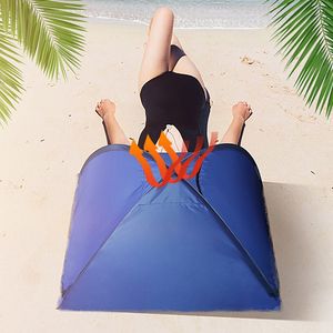 M L 2 modelli Camping Outdoor Beach Sun Shade Tent Portable UV protection Pop Up Cabana Shelter Infant Sand