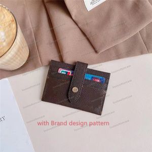LL Fashion Card Holder Bank Credit ID Cards Pouch Case in pelle di lusso per donna Uomo Wallet Organizer Thin Business Bank Card Package