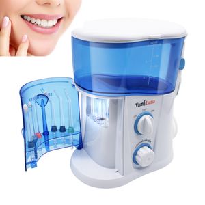 Personliga vårdapparater Vattenflosser Dental Oral Irrigator för tänder stag ren 1000 ml Oral irrigator med 7 multifunktionella jet -tips för familjen