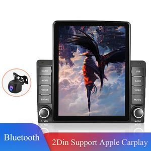 2Din Car Stereo Radio 9.5" Vertical IPS Screen Universal Bluetooth FM Player Suppport Carplay AHD Camera