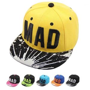 Ball Caps 25 # Trend Hat Unisex Snapback Cap Kid Ragazzi Ragazze Lettere Ricamate Hip Hop Outdoor Cool Regolabile Sun Shading Flat