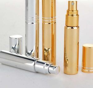 2020 10 ml Mini Taşınabilir Seyahat Doldurulabilir Parfüm Atomizer Şişe Parfümler Şişe Sprey Koku Pompası Kılıfı Boş Kozmetik Kaplar