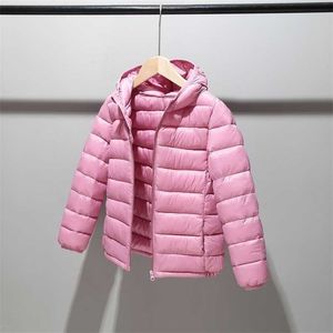 Jungen Mädchen Baumwolle Winter Mode Sport Jacke Outwear Kinder Baumwolle gefütterte Warme Mantel 211204
