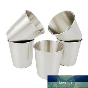 5pcs Beer Mugs 304 Stainless Steel Milk Tea Cup Curling Home Children Drink Water Mug 200ml Factory price expert design Quality Latest Style Original Status