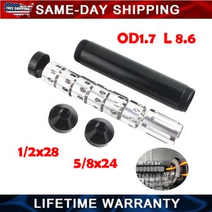 8.6 inch OD 1.7 Aluminum Car Fuel Filter Solvent Traps cups adapter 5/8x24 & 1/2x28 For NAPA 4003 WIX 24003