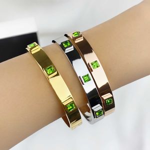 Mode Paar Liebe Schmuck Kristall Manschette Armband für Frauen/männer Gold Farbe Edelstahl Armbänder Armreifen Bijoux Beste Geschenk Q0719