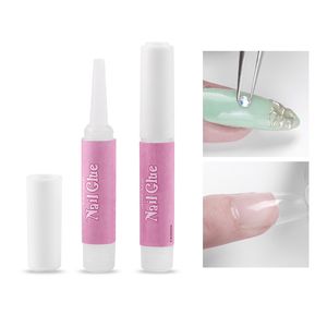 Colla per unghie 2g ad asciugatura rapida per punte acriliche UV Decorazione per manicure Nails Art Salon Strumenti per unghie