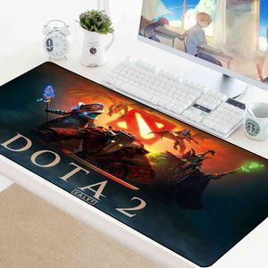 2 Gaming-Pads, XL, groß, mit Verriegelungskante, Gummi, für Laptops, DOTA2, Computer, Gamer, Spieltastatur, Mauspads