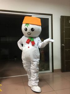 Performance Cute Snowman Maskotki Kostiumy Boże Narodzenie Fancy Party Dress Character Character Outfit Garnitur Dorośli Rozmiar Karnawał Wielkanoc Reklama Motyw Odzież