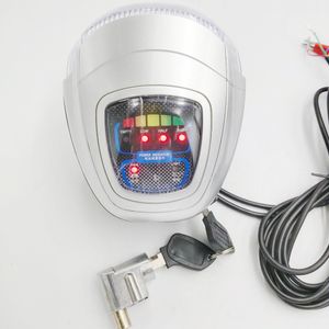Feoter de accesorios para bicicletas eléctricas delanteras con interruptor de bocina Lámpara LED de llave de bloqueo de alimentación con pantalla de nivel de batería en venta