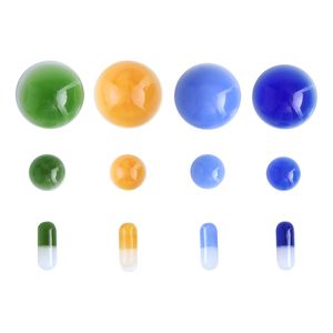 DHL!! Glas Marmor Terp Slurper Rauchperlen Set Massive Perlen mit Pille für Slurpers Banger Nails Wasserbongs Dab Rigs