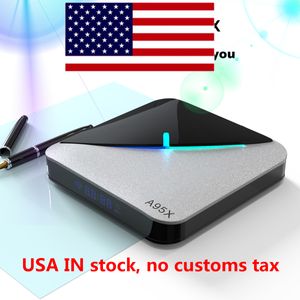 Statek z USA w magazynie A95x F3 AIR 8K RGB Light TV Box Android 9 Amlogic S905x3 4 GB 32 GB WIFI 4K Smart A95xF3 Set Top