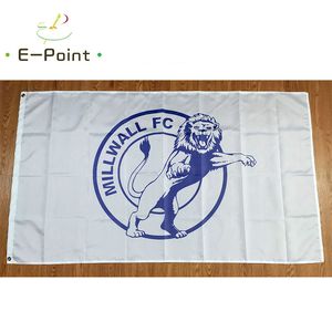 Inghilterra Millwall FC 3 * 5ft (90cm * 150cm) Bandiera EPL in poliestere Banner decorazione casa volante bandiere da giardino Regali festivi