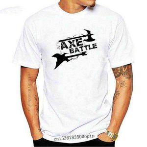 新しい男性高品質3Dプリント半袖TシャツメンズトップスAX BATTLE TシャツロックエレクトリックギターAXロッカーギターティーS G1217