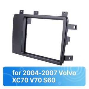 2 Din bilradio Fascia för 2004-2007 Volvo XC70 V70 S60 Audio Frame Trim Surround CD Dashboard Panel Fascia Dash Panel