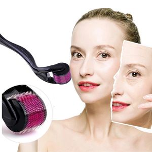 540 Derma Roller Microniddle Roller für Gesicht Microneedling 0,2/0,3 mm Nadeln Länge Titan Dermoroller Mesoroller für Anti-Haarausfall-Behandlung