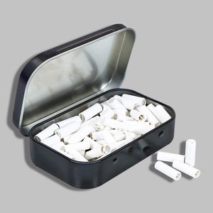 Klassische Rauchen Metall Tabak Lagerung Fall Mit 100PCS Rolling Tipps Tasche Kraut Container Zigarette Kit Zubehör Großhandel