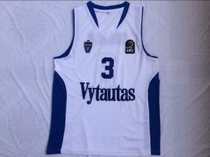 NCAA 3 Liangelo Ball Vytautas Shirt 1 Lamelo Jersey College Lithania Prienu White