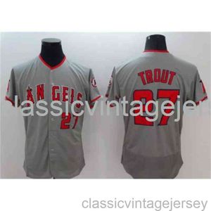 Embroidery Mike Trout american baseball famous jersey Stitched Men Women Youth baseball Jersey Size XS-6XL