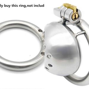 NXY Cockrings New Super Male Chastity Cage With Removable Urethral Sounds Spiked Ring Stainless Steel Device For Men Cock Belt 1123