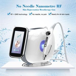 2021 No Needle Meso Mesotherapy Gun Injector EMS Microneedle RF Machine Face Lifting beauty System