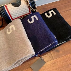 Classic Scarves Design Cashmere Knit Scarf for Women Men Scarves C Letter Pattern Pashminas Shawls