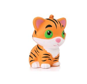 2021 Brinquedos Nova Chegada Kawaii Squishy Tiger Squeeze Soft Lento Rising Healing Divertido Brinquedos Pingente Telefone Correias Decoração Criança Xmas Presente Atacado