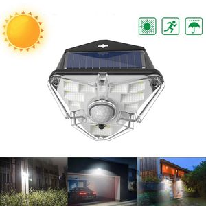 Baseus 38 LED PIR Sensor Solar Väggväg Lampa Utomhus Garden IPX5 Vattentät ljus från