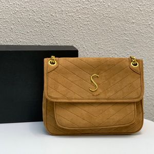 Damen Schulter-Crossbody-Kettentasche aus echtem Samt, hochwertige Handtaschen, Designer-Luxus-Geldbörse, Mädchenmode