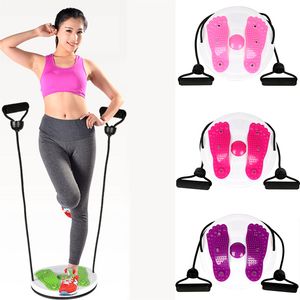 Wholesale twist exercise board resale online - Waist Twisting Disc Board Twist Boards Foot Massage Plate Twister Exercise Gear Workout Home Gym Body Building Fitness Equipmenta