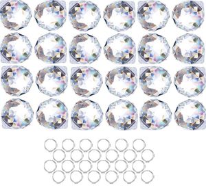 Christmas Decorations Crystalsuncatcher Clear Crystal Ball Prism Suncatcher Rainbow Pendants Maker Hanging Crystals Prisms for Windows,Car,20mm XB1