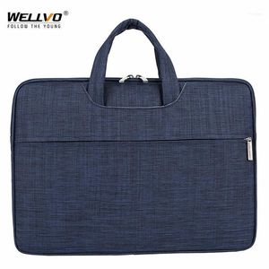 Mężczyźni Laptop Bag Lekka cienka teczka Wysokiej jakości notebook biuro torebka podróży biznesowej 15 -calowe torby komputerowe 2021 XA84C1