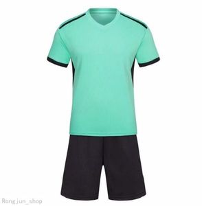 Maglie personalizzate della squadra vuota Set all'ingrosso Magliette personalizzate con pantaloncini Maglia da allenamento Corta, divisa da calcio da corsa alla moda 008