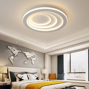 Yüksek parlaklık LED Avize Işıkları Oturma Odası Yatağı Yüzeyi Montajlı Modern Aydınlatma Çalışması WF1119 Tavan