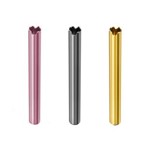 Mini Colorful Gears Aluminium Pipes Portable Filter Dry Herb Tobacco Smoking Cigarette Holder One Hitter Catcher Tube Tips Handpipe Dugout Tool DHL Free